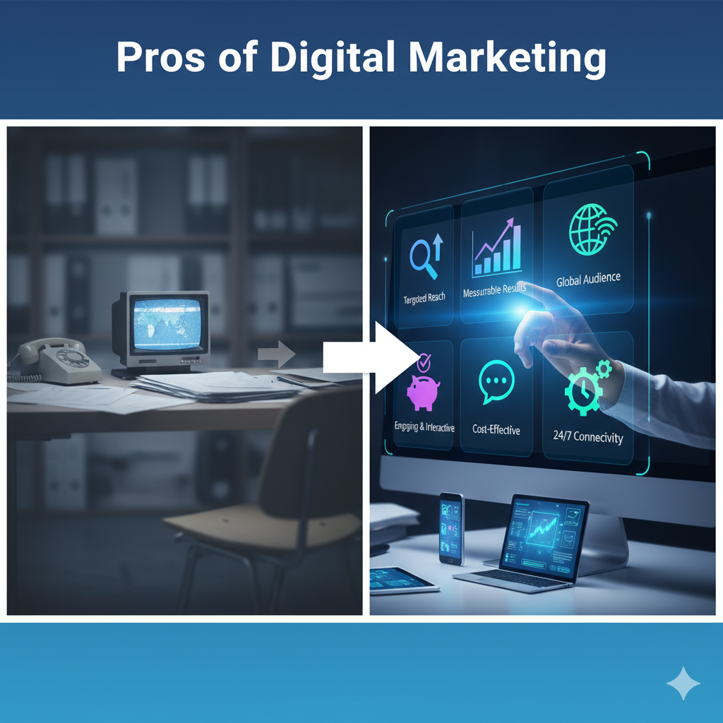 Pros of Digital Marketing